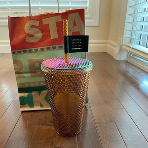 Starbucks Honeycomb 16oz Cold Cup 50th Year Rare